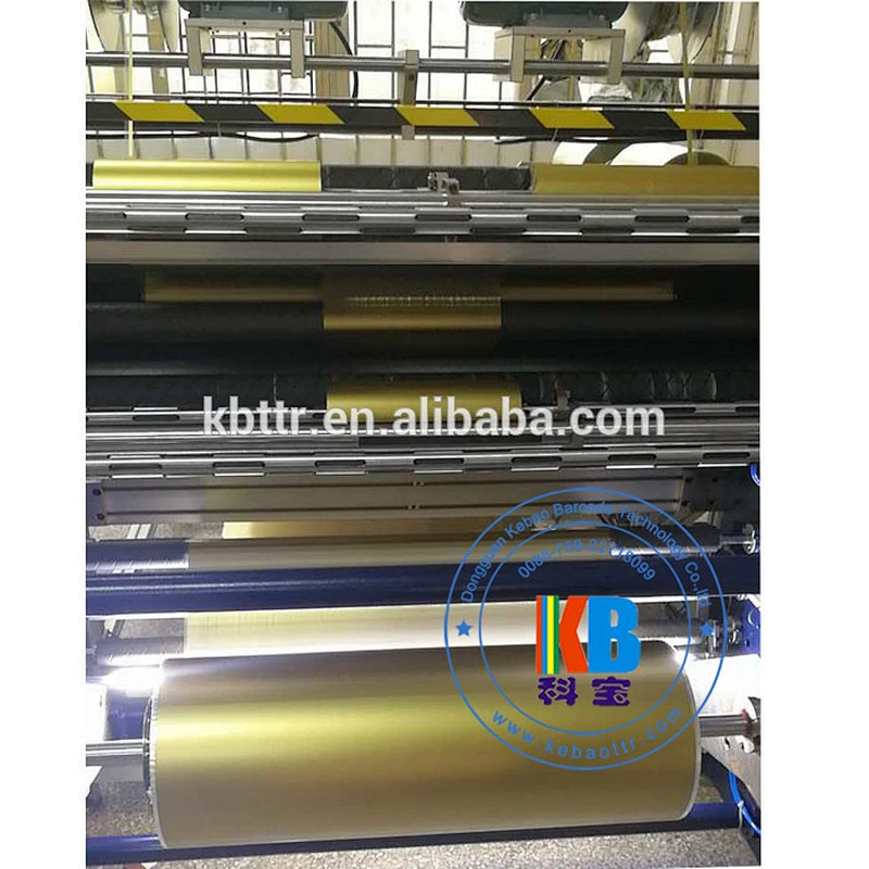 barcode printer Master 880mm*15000m color thermal transfer ribbon ttr jumbo roll