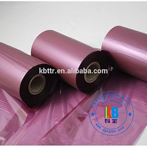 Care label printing wash resin material Purple color thermal ribbon