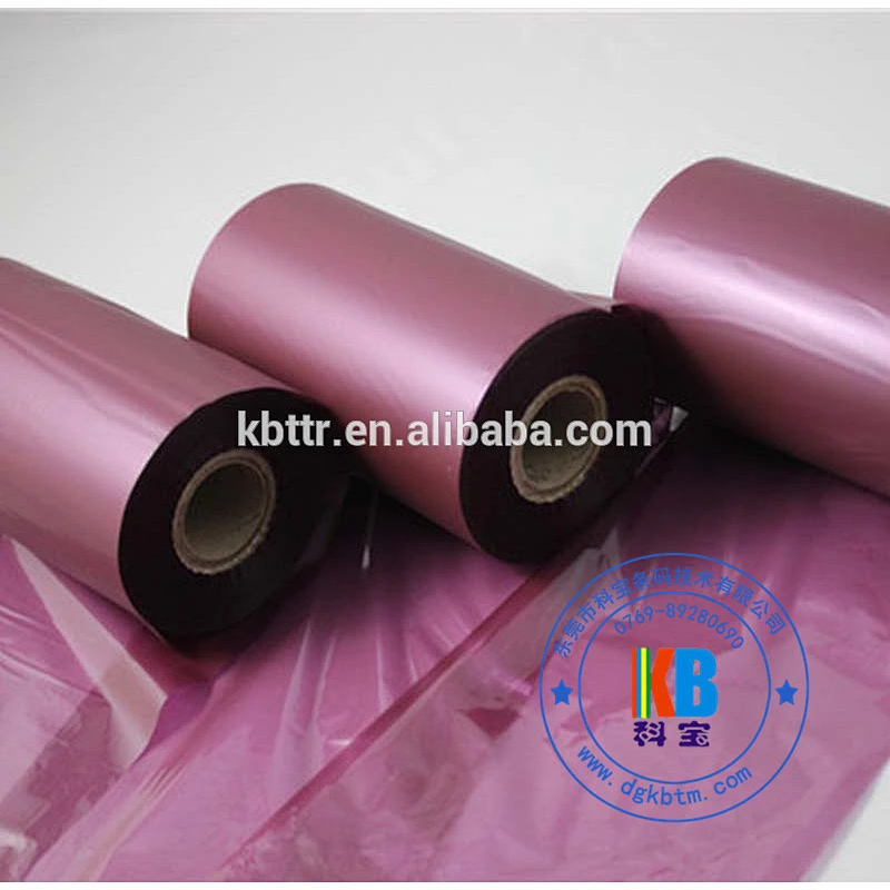 Care label printing wash resin material Purple color thermal ribbon