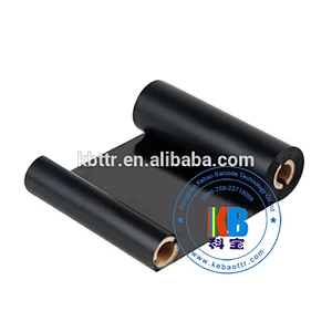 Garment wash label tape printing  foil  FC3 110mm*90m black wash thermal transfer ribbon