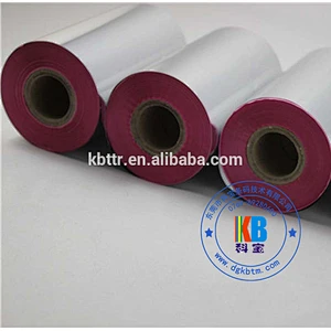 Zebra barcode color printer fabric clothing label printing pink resin thermal transfer ribbon