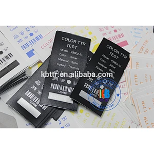 Textile fabric color thermal ribbon for satin polyamide taffeta label printing