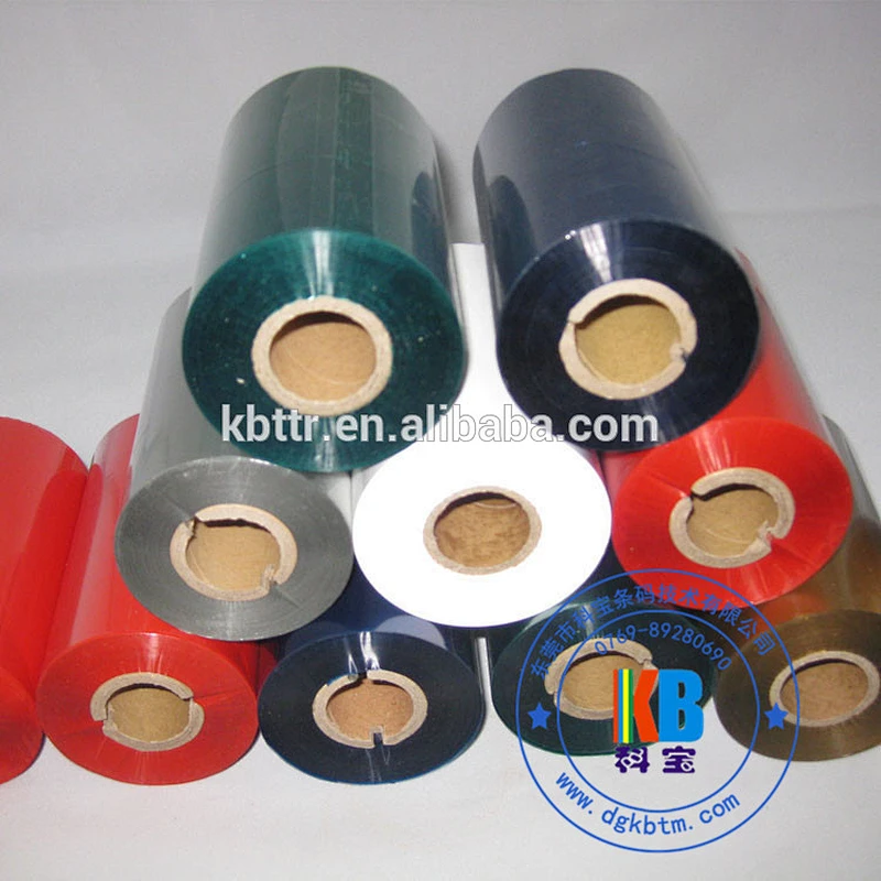 Silver wash resin printer ribbon foil for transfer clothing labels