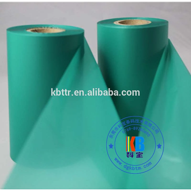 Zebra GK420T textile garment label printing resin wash black color thermal printer ribbon