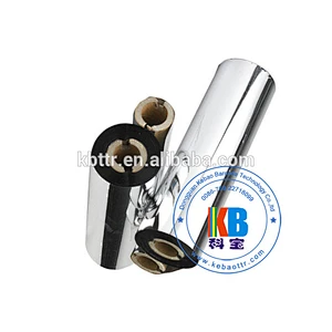 Barcode printer use washable printed ribbon 110mm*74m zebra foil ribbon
