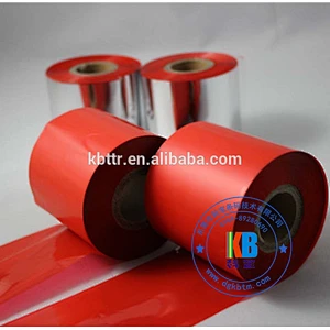 zebra color printer Textile label printing red wash resin compatible thermal transfer ribbon