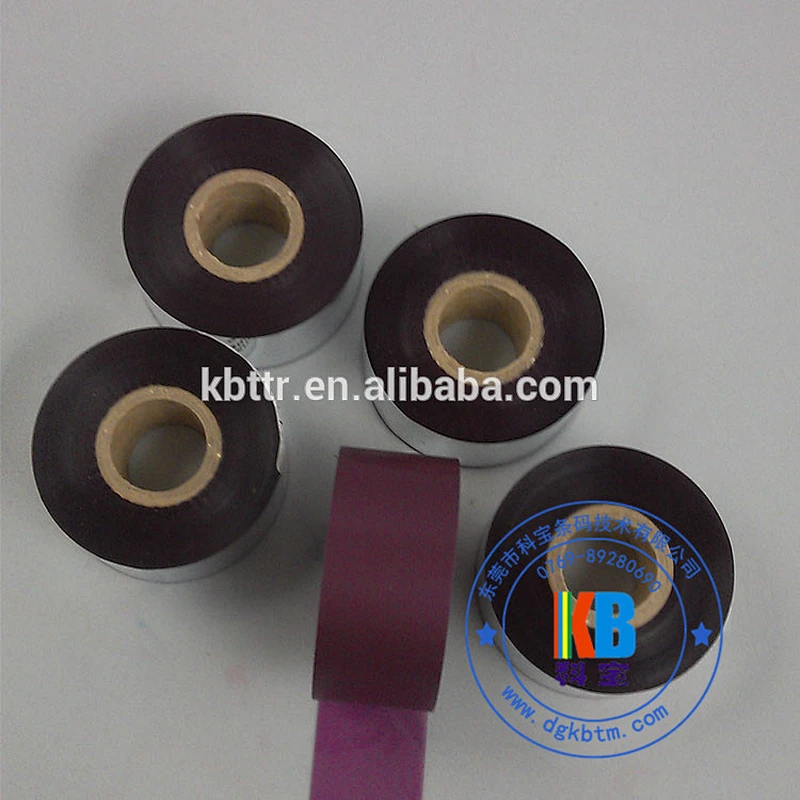 Wash resin material printer ribbon type garment label printing amethyst barcode ribbon