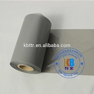 Garment clothing label printing light grey thermal wash resin thermal transfer ribbon