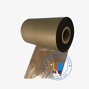 Compatible printer ribbon heat transfer label printing brown wax resin color printer ribbon