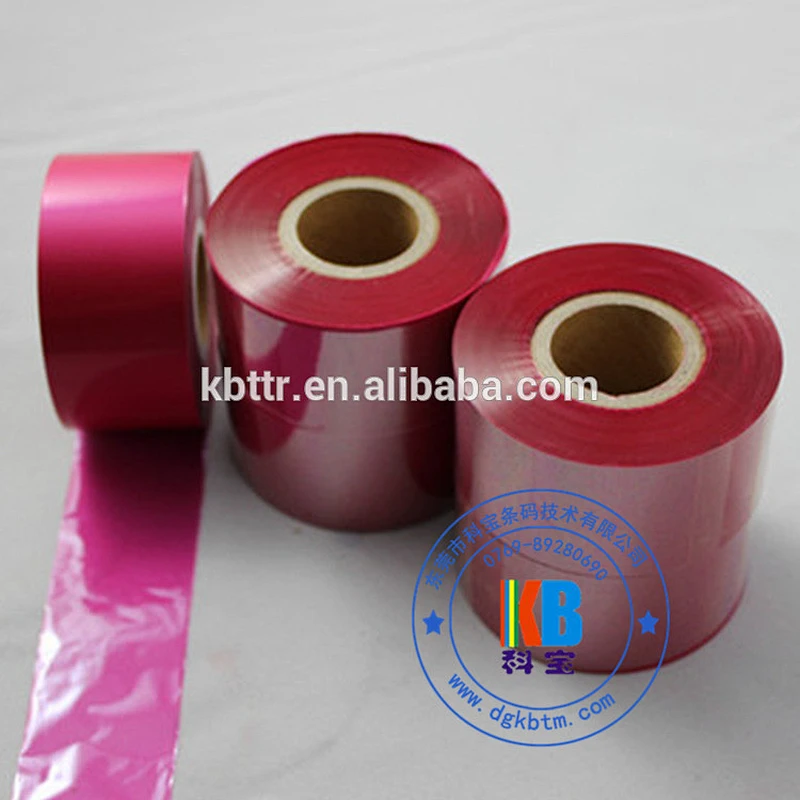 Cheap price magenta color wax resin compatible zebra printer ribbon