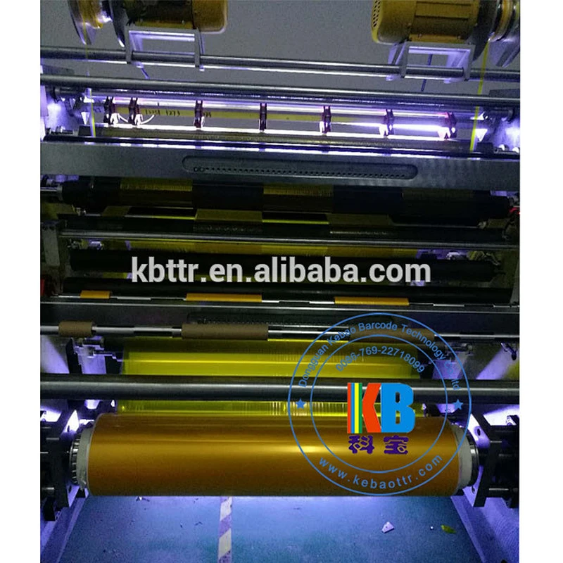 barcode printer Master 880mm*15000m color thermal transfer ribbon ttr jumbo roll