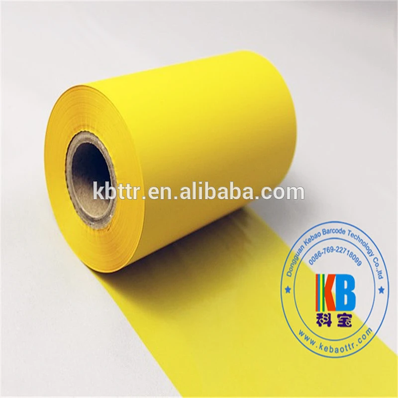 wholesale printer ribbon resin and wax ribbon for zebra printing machine
