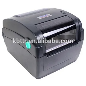 Thermal transfer label sticker printing Zebra GK420T GX430 barcode fabric satin garment printer