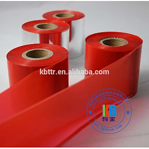 zebra color printer Textile label printing red wash resin compatible thermal transfer ribbon