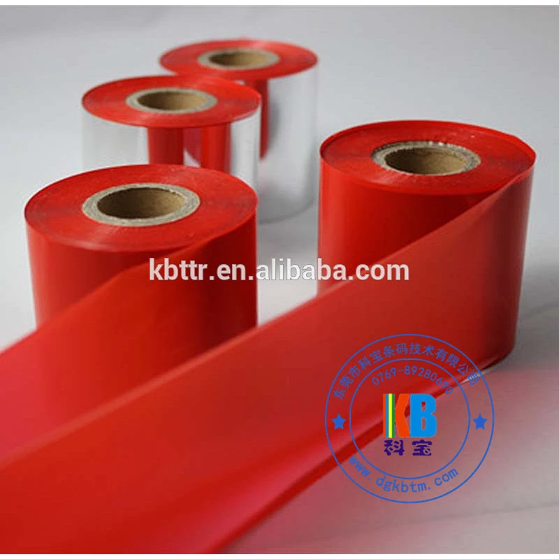 zebra color printer Textile label printing red wash resin compatible thermal transfer ribbon