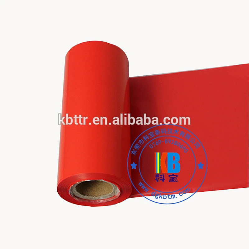 TTR Printer type yellow resin master  jumbo roll ribbon