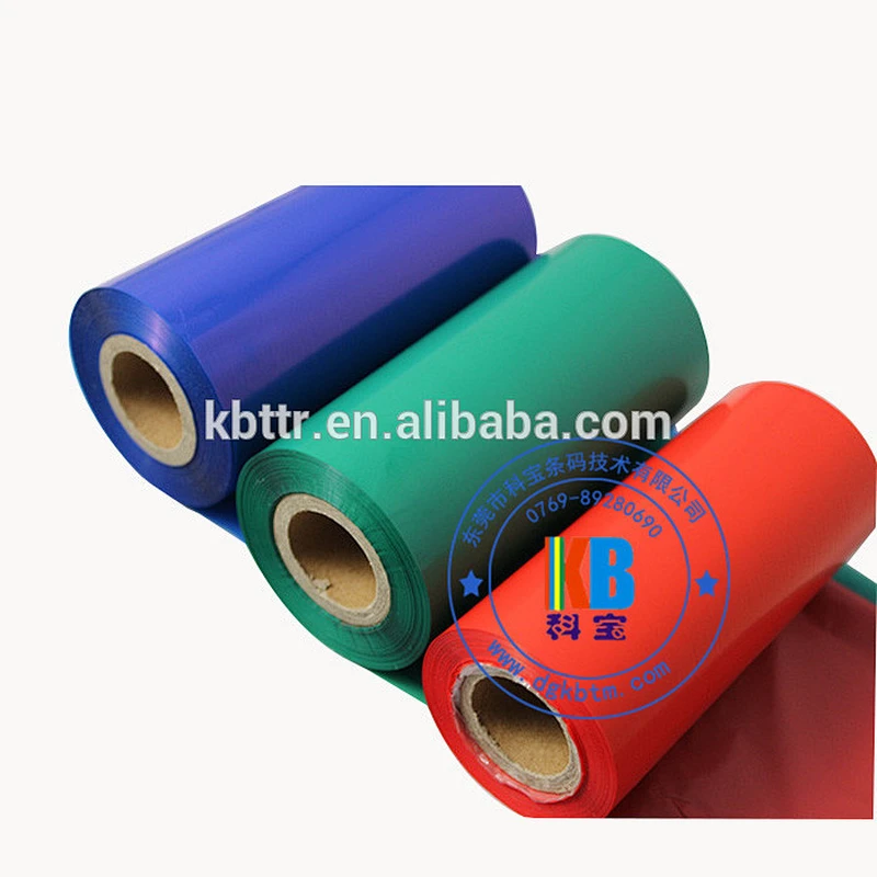 TTR Printer type yellow resin master  jumbo roll ribbon