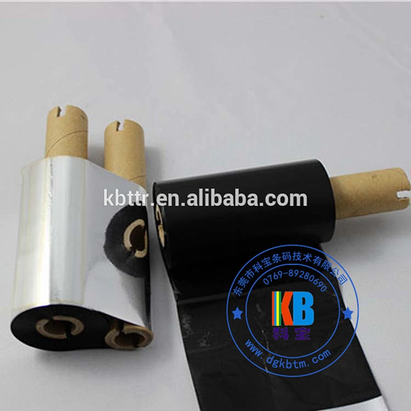 Fabric adhesive clothing satin label wash resin zebra color label printer ribbon