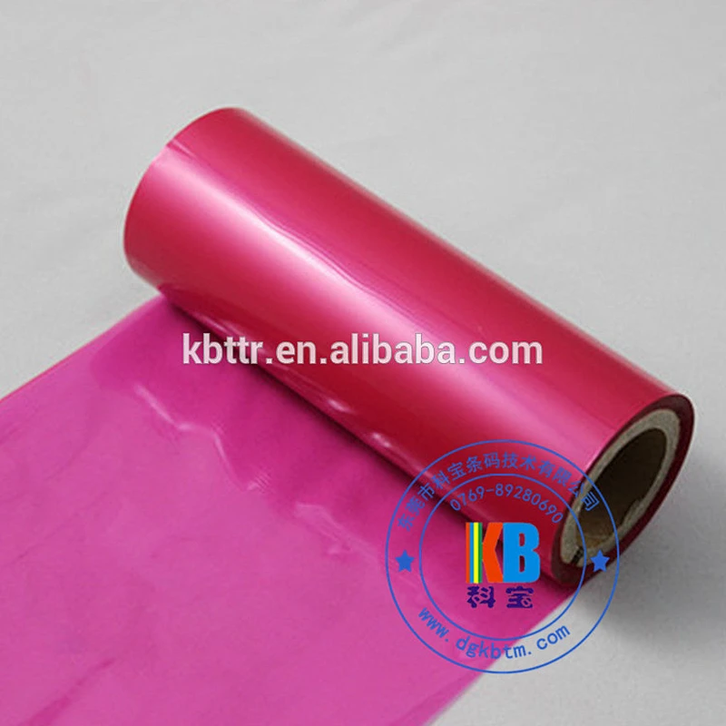 Cheap price magenta color wax resin compatible zebra printer ribbon