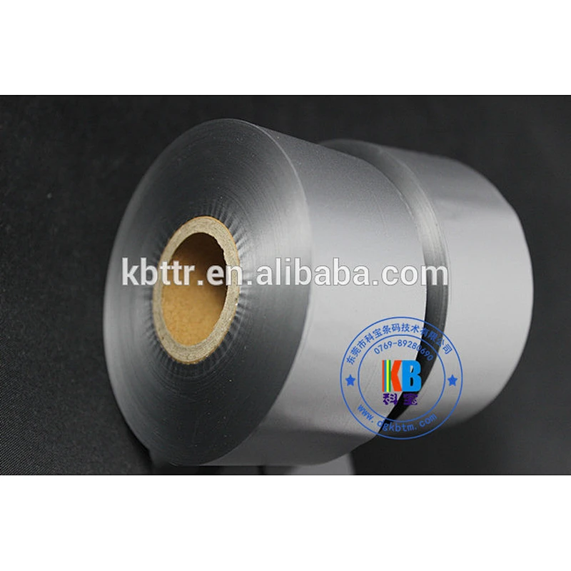 Textile fabric color thermal ribbon for satin polyamide taffeta label printing