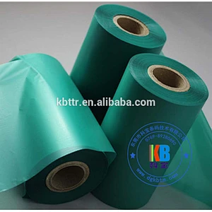 Zebra GK420T textile garment label printing resin wash black color thermal printer ribbon