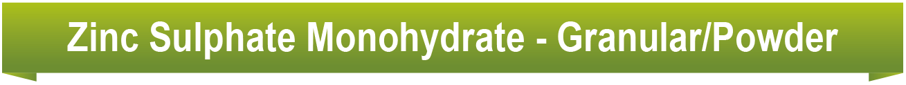Zinc Sulphate Monohydrate is a micronutrient fertilizer commonly used in agriculture to provide zinc to crops.
