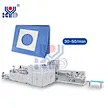 Máquina para fabricar campos cirúrgicos de alta velocidade com perfuração automatizada e dobramento de precisão. Ideal para campos cirúrgicos não tecidos. O controle PLC confiável garante qualidade de nível médico e alta eficiência.