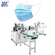 Máquina de fabricação de máscaras externas de alta velocidade para máscaras cirúrgicas ASTM F2100 e EN14683. Possui controle servo completo, inserção automatizada de clipe nasal e soldagem ultrassônica estável de gancho de orelha. Oferece mais de 120 unidades/min de produção com alta precisão.
