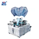 High-speed Disposable Shoe Cover Making Machine for PE, CPE, and non-woven materials. Features automated elastic feeding and ultrasonic welding. Reliable PLC control ensures consistent quality and maximum production efficiency.