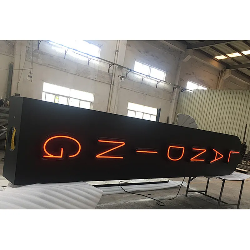 Acrylic Neon Light box Pylon sign
