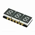 Small 3 digits 0.2 inch smd 7 segment led display red color