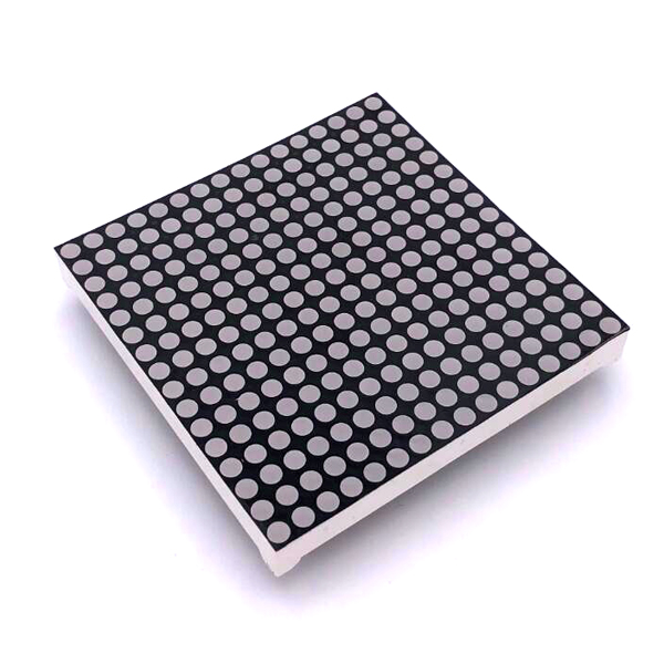 16x16 LED matrix display 3mm blue dot matrix module front view industrial LED screen