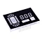 custom 4 digital led humidity temperature 7 segment led clock display