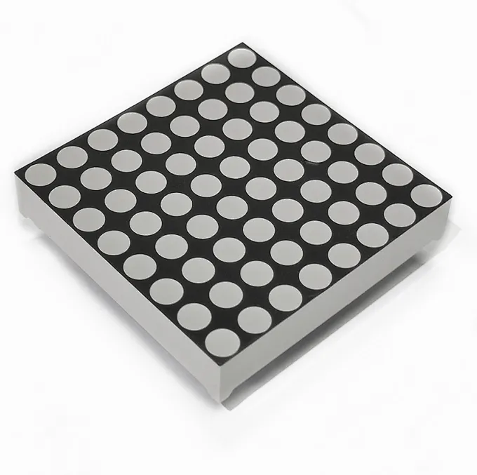 HOUKEM-19088-AW 1.9inch 8x8 dot matrix 4.8mm white 8x8 led matrix ...