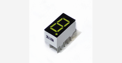 Small white 0.36 inch single digit 7 segment LED display HOUKEM-3611-BW