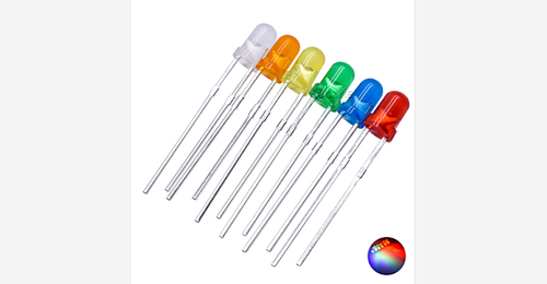 Yellow 2 pin led diode super red led diode 10mm
