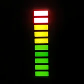 led bar rgb 10 segment display 3 triple colors led sign