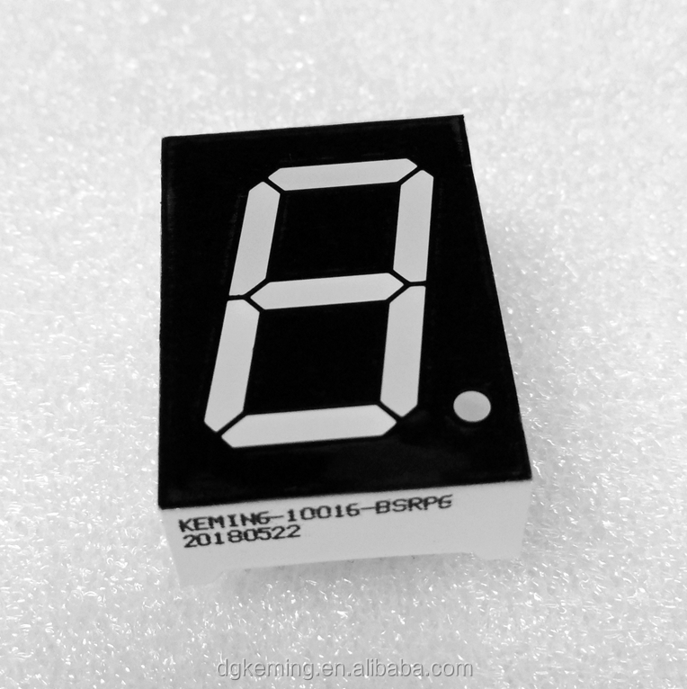 1 inch bi-color fnd led 7 segment red and green display