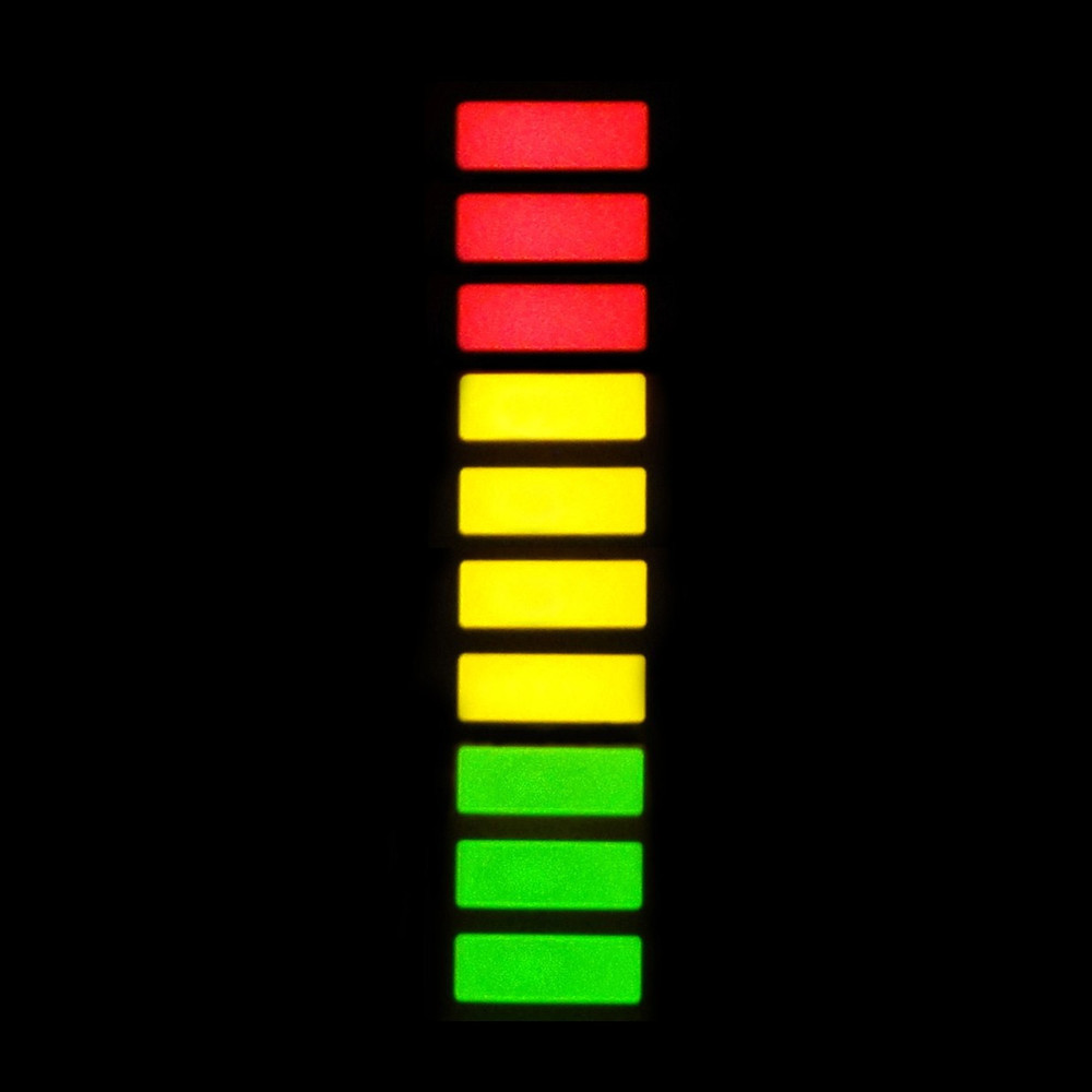 8 Segment LED Bar Graph Display Forward Voltage and Luminous Intensity