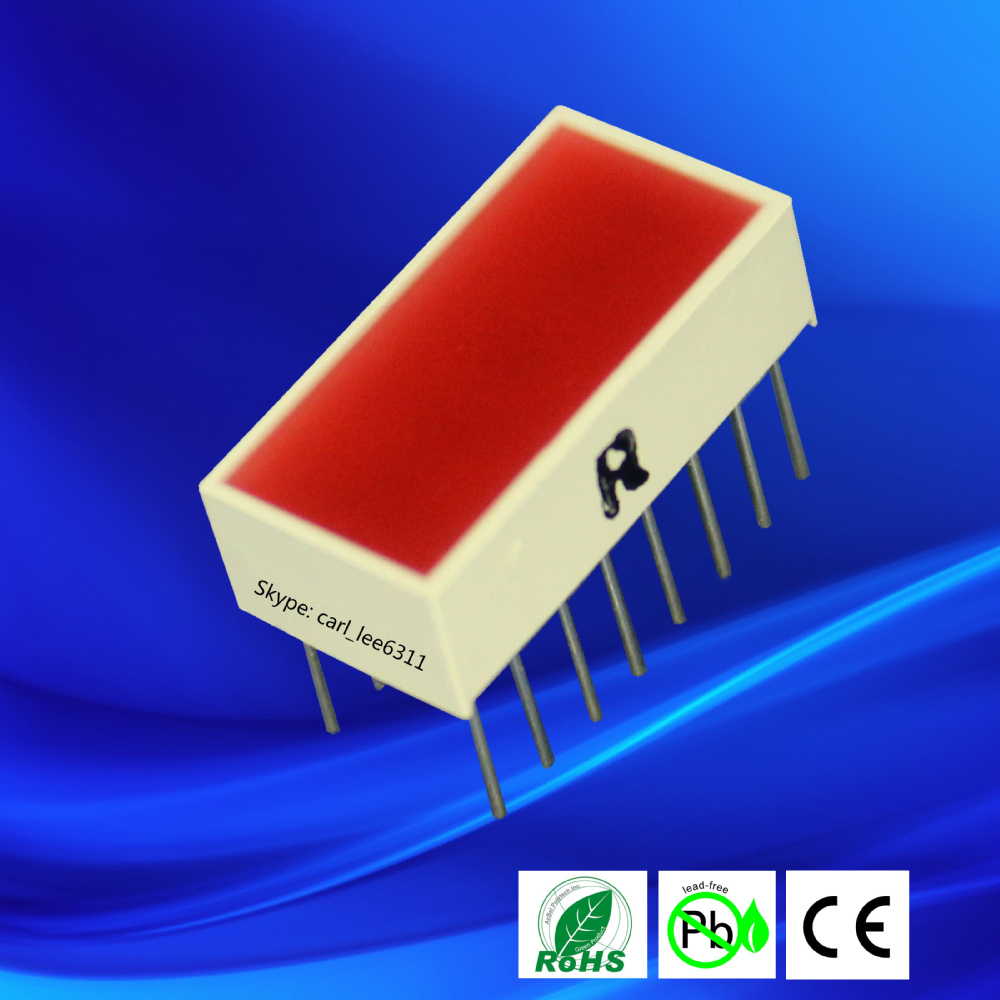 Red Green Blue White Rectangle 20x10mm led bar square single led light bar