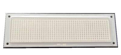 Compact COB LED chip design for professional lighting applications