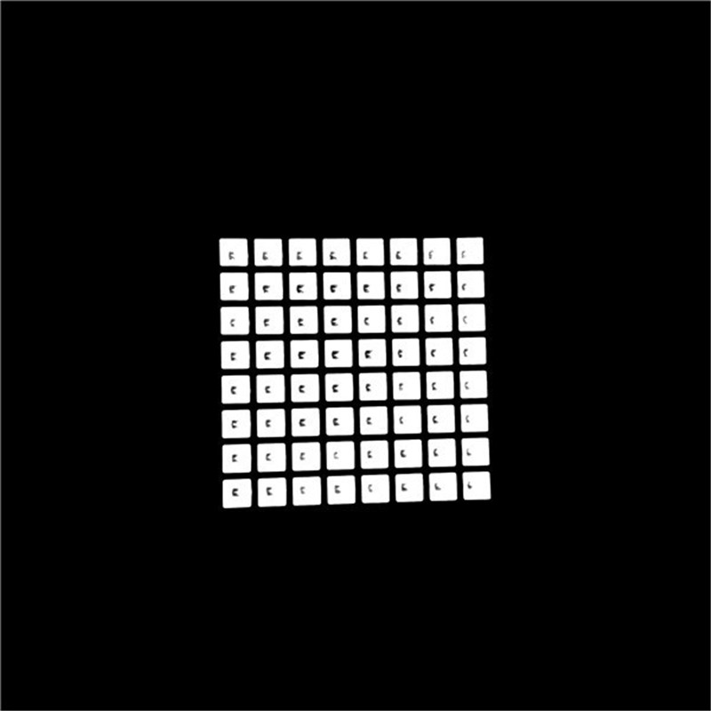 3x3mm square LED dots on 8x8 Matrix Display Module