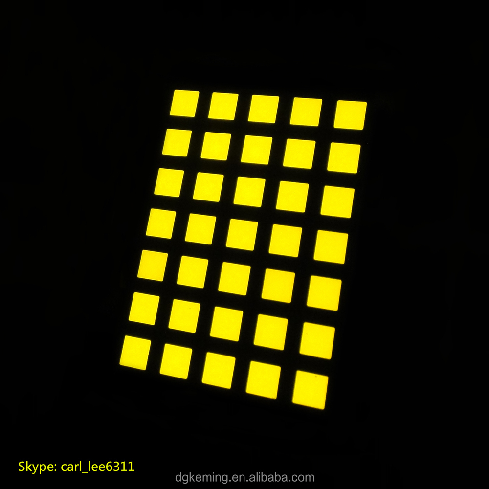 Bright red LED Matrix Display module lighting performance