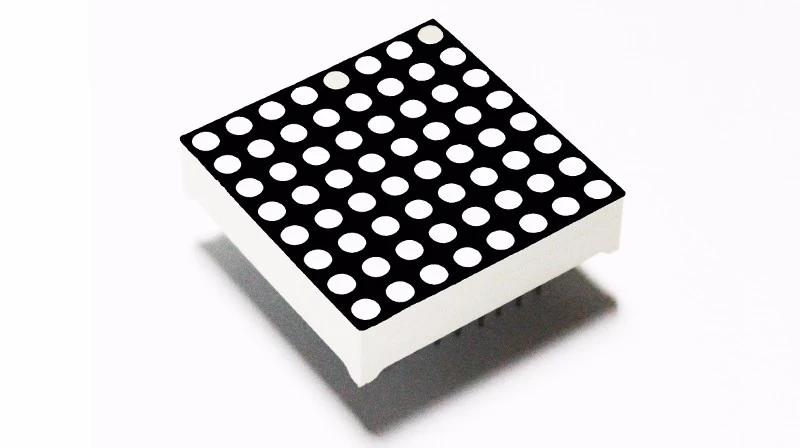 8x8 LED Dot Matrix Display Dimension Drawing 32x32mm Module Size