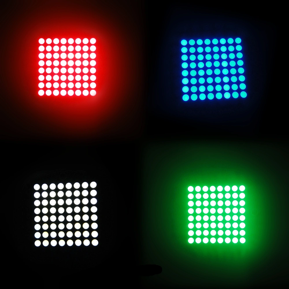 8x8 LED Matrix Display module dimensions and mechanical drawing