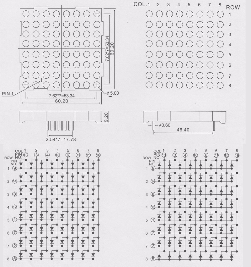 LED Dot Matrix Display applications for elevator indicator and industrial equipment
