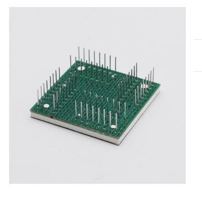 Front view of RGB LED Matrix Display module