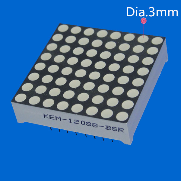 3mm LED Matrix Module Internal Circuit Design Illustration