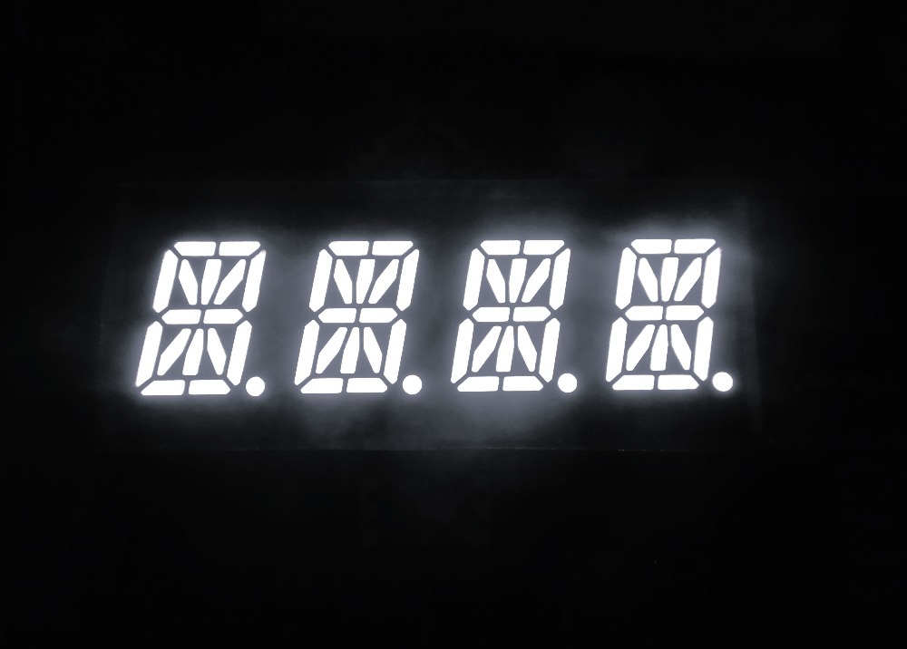 4 digit 16 segment LED display electrical characteristics