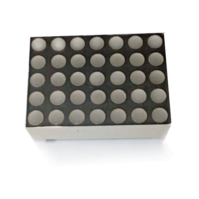 60.4 x 60.4mm 8x8 red LED dot matrix display
